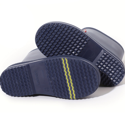Children's solid-color waterproof wellies – Noah
