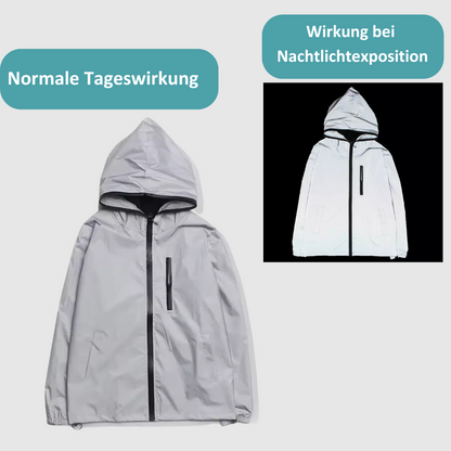 High-Reflective Waterproof Unisex Raincoat - LumiSafe