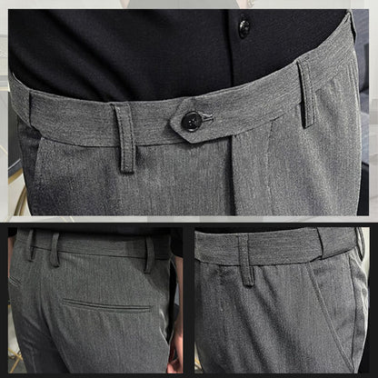 Slim Fit Formal Men's Trousers – Milan