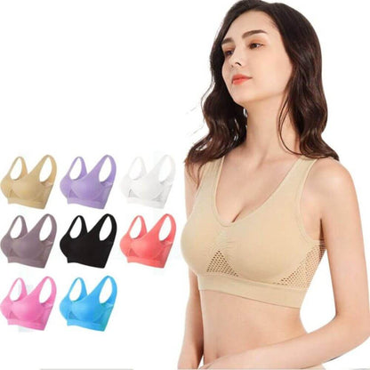 Breathable Mesh Sports Bra – Sofia