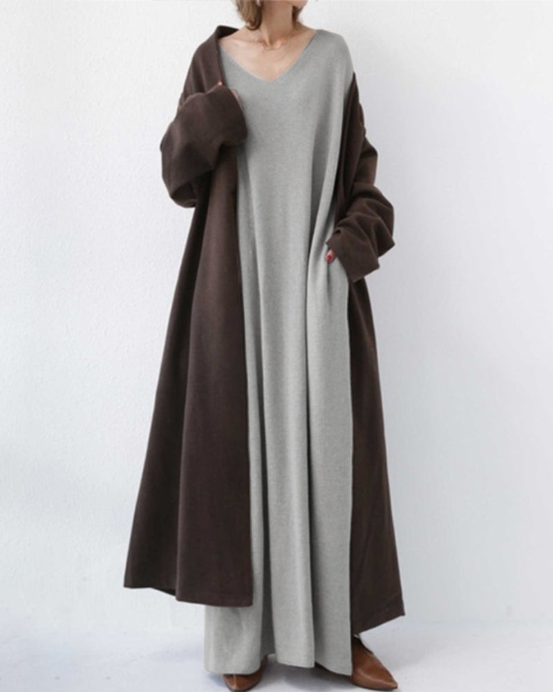 Summer Maxi Dress in Cotton-Linen Blend – Sorella