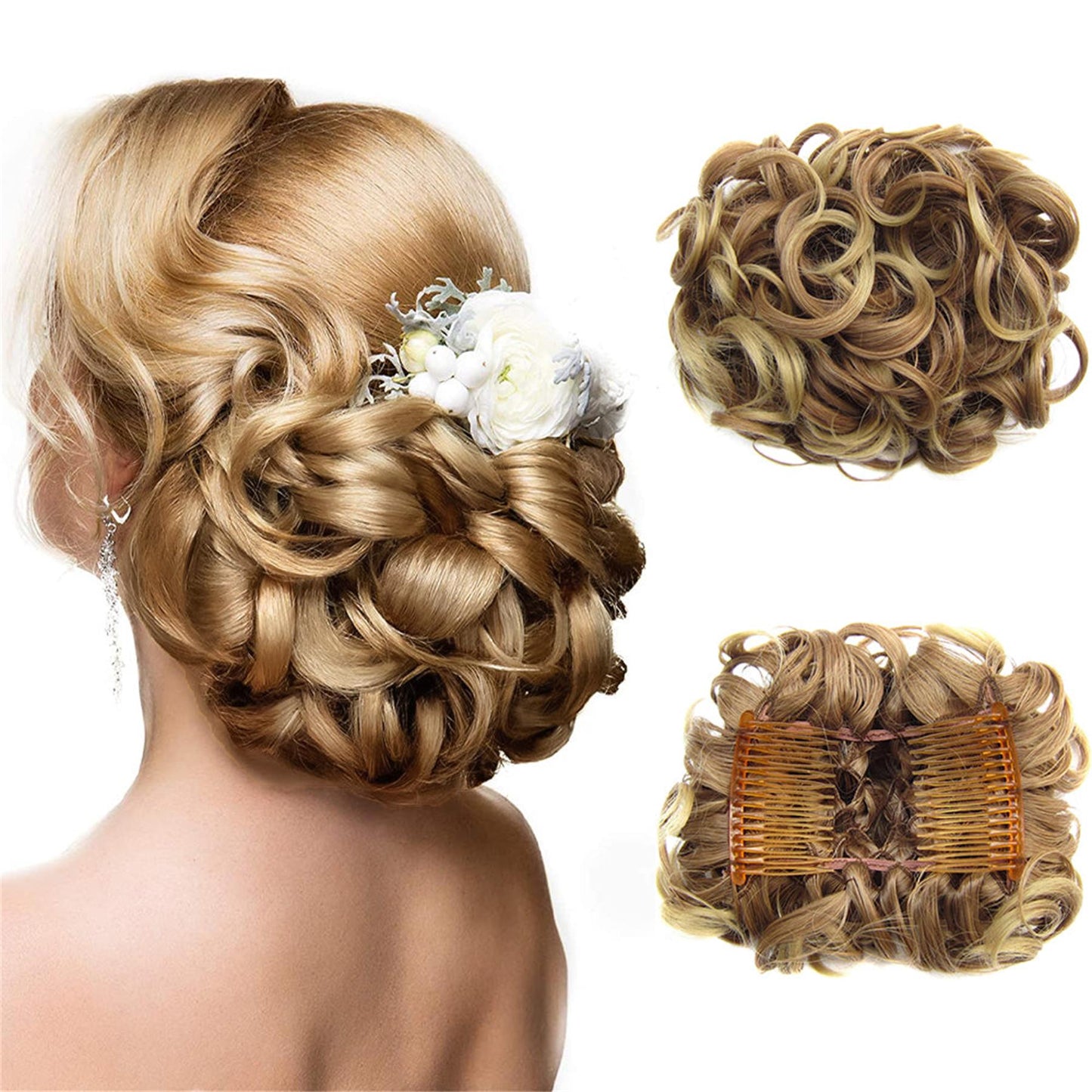 Curly Knot Hair Extension – FluffyFix