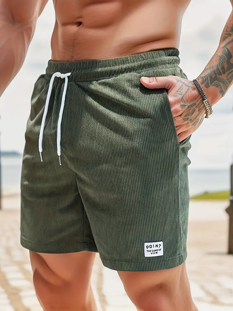 Men's summer swimming trunks with an adjustable waistband – Jens