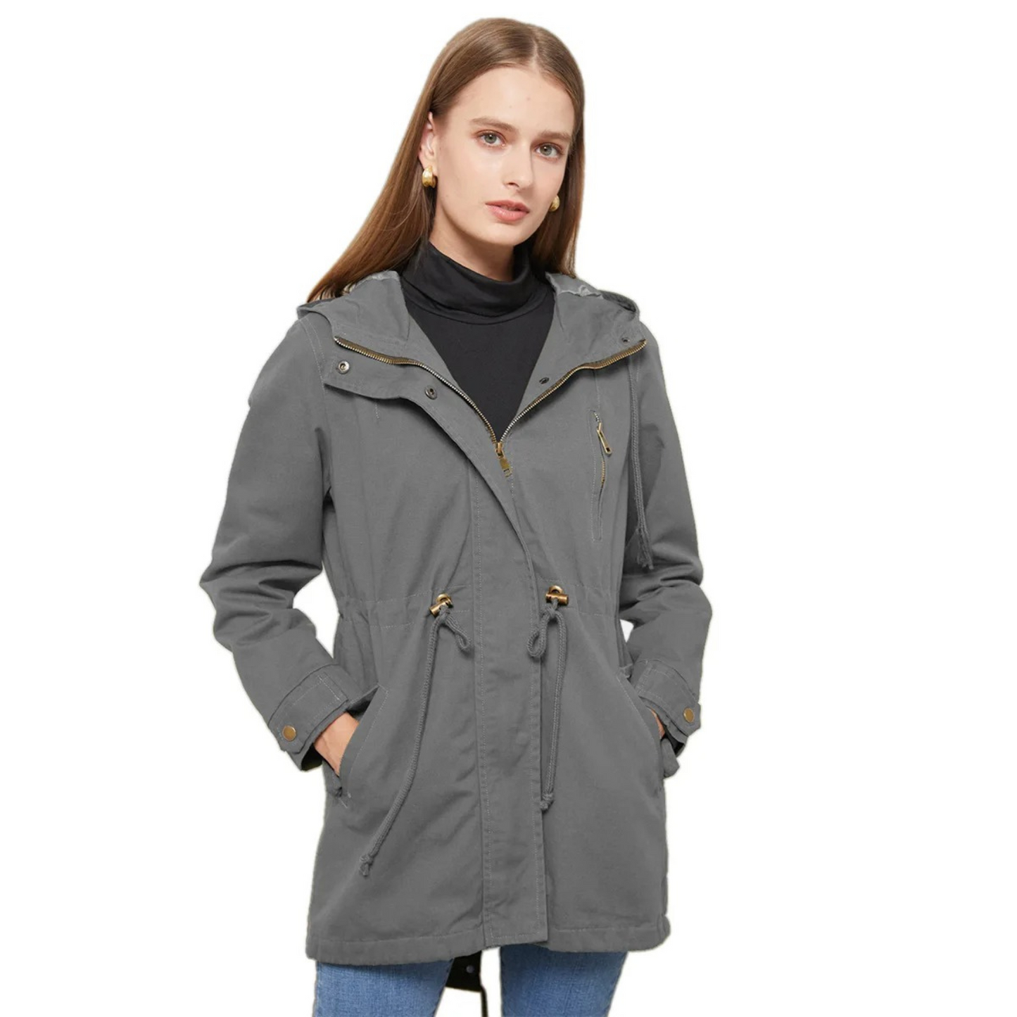 Lightweight & Stylish Women's Autumn Jacket with a Longline Fit – Amira