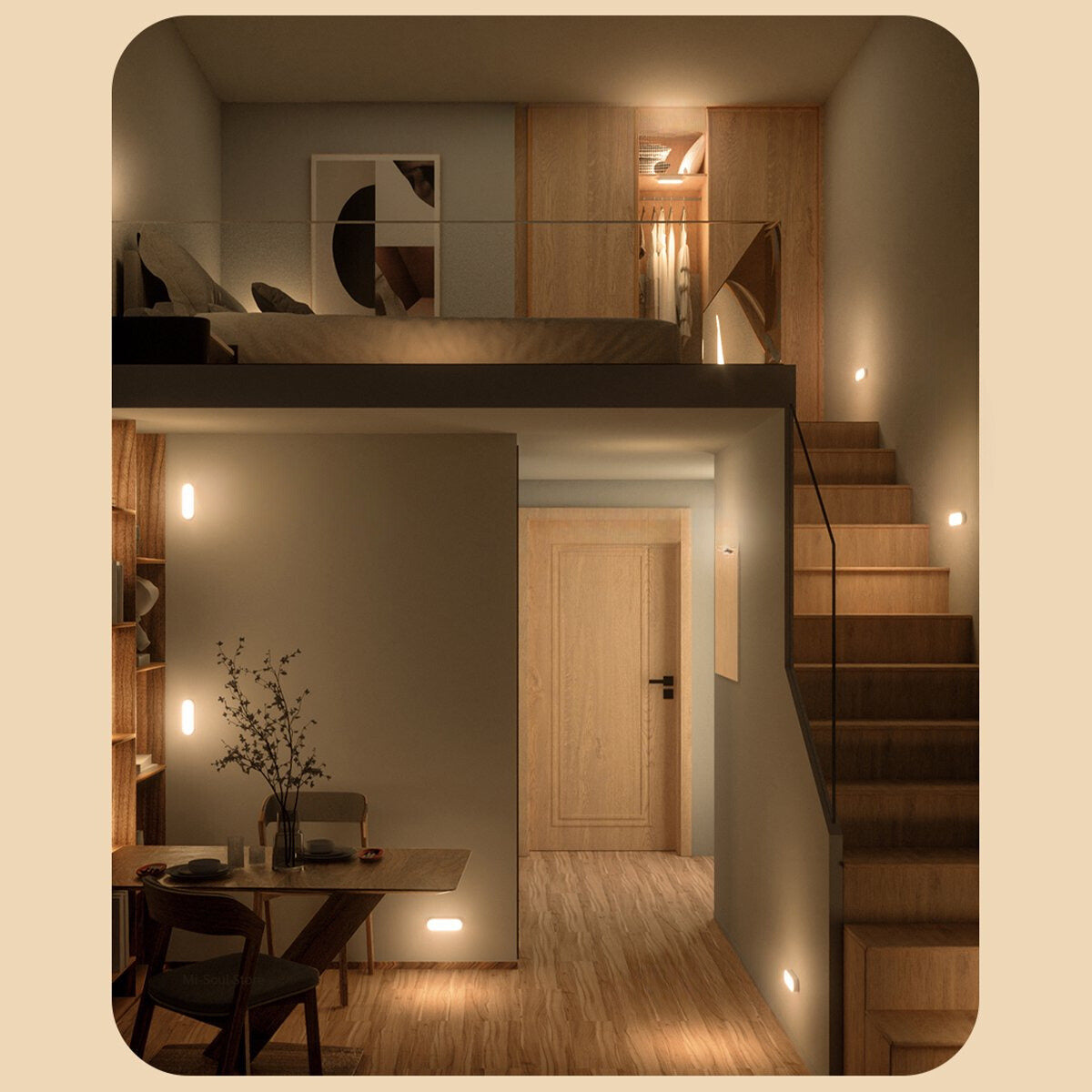 USB Rechargeable Motion Sensor Wall Light - BrightSense