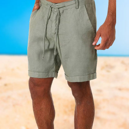 Luxury Linen Men's Shorts - Armand