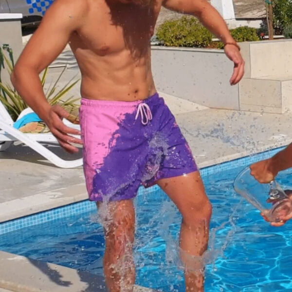 Colour-changing men's swimming shorts with thermal effect – Summer highlight 2026