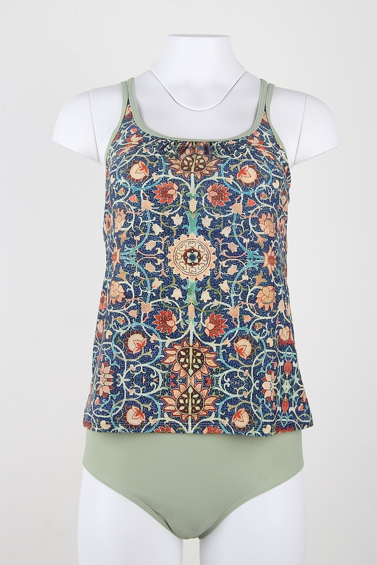 Stylish Sleeveless Bikini with Attractive Pattern - SummerGlow