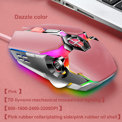 87-key mechanical gaming keyboard with RGB backlighting, blue switches