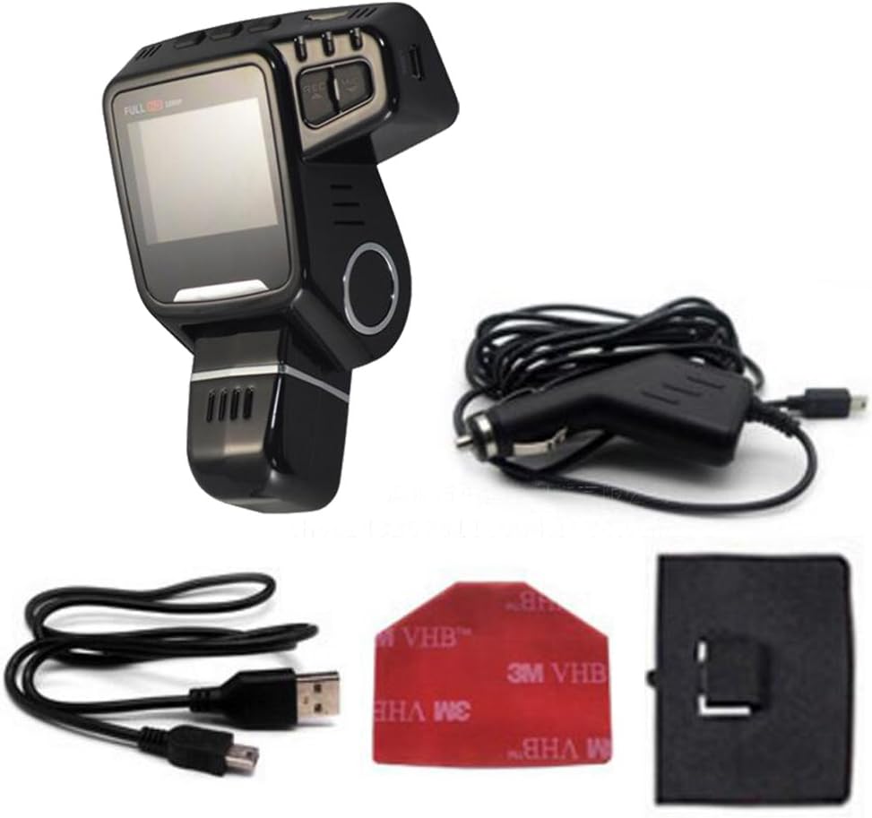 Wi‑Fi concealed 1080p dashcam with 170° wide-angle lens and G‑sensor