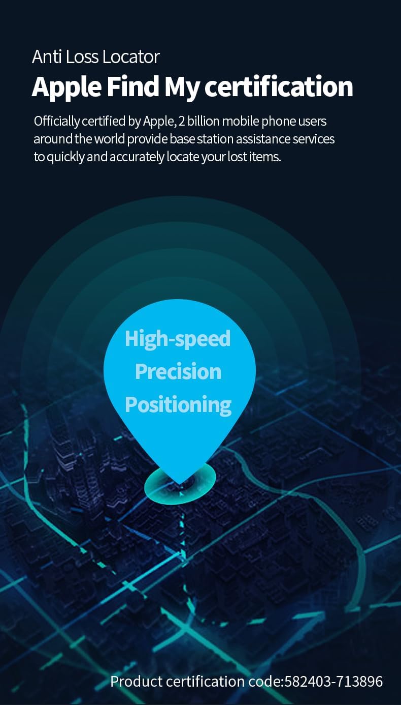Smart Anti-Lost Locator Keyring – Real-Time Tracking with Find My – Zeyora