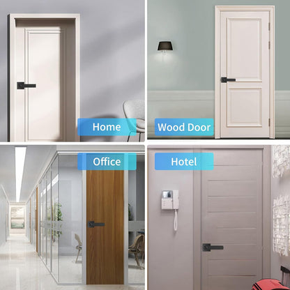 Smart fingerprint deadbolt lock with key access and 30-user capacity – Nivora