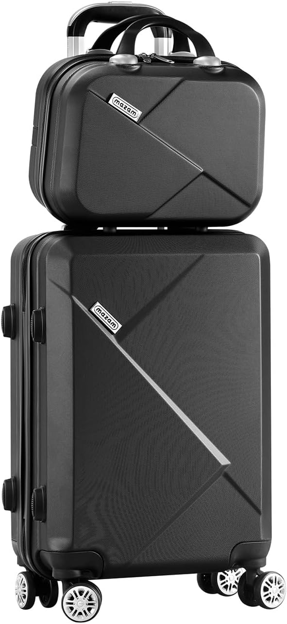 2-piece ABS hard-shell luggage set with TSA-approved lock & 360° spinner wheels