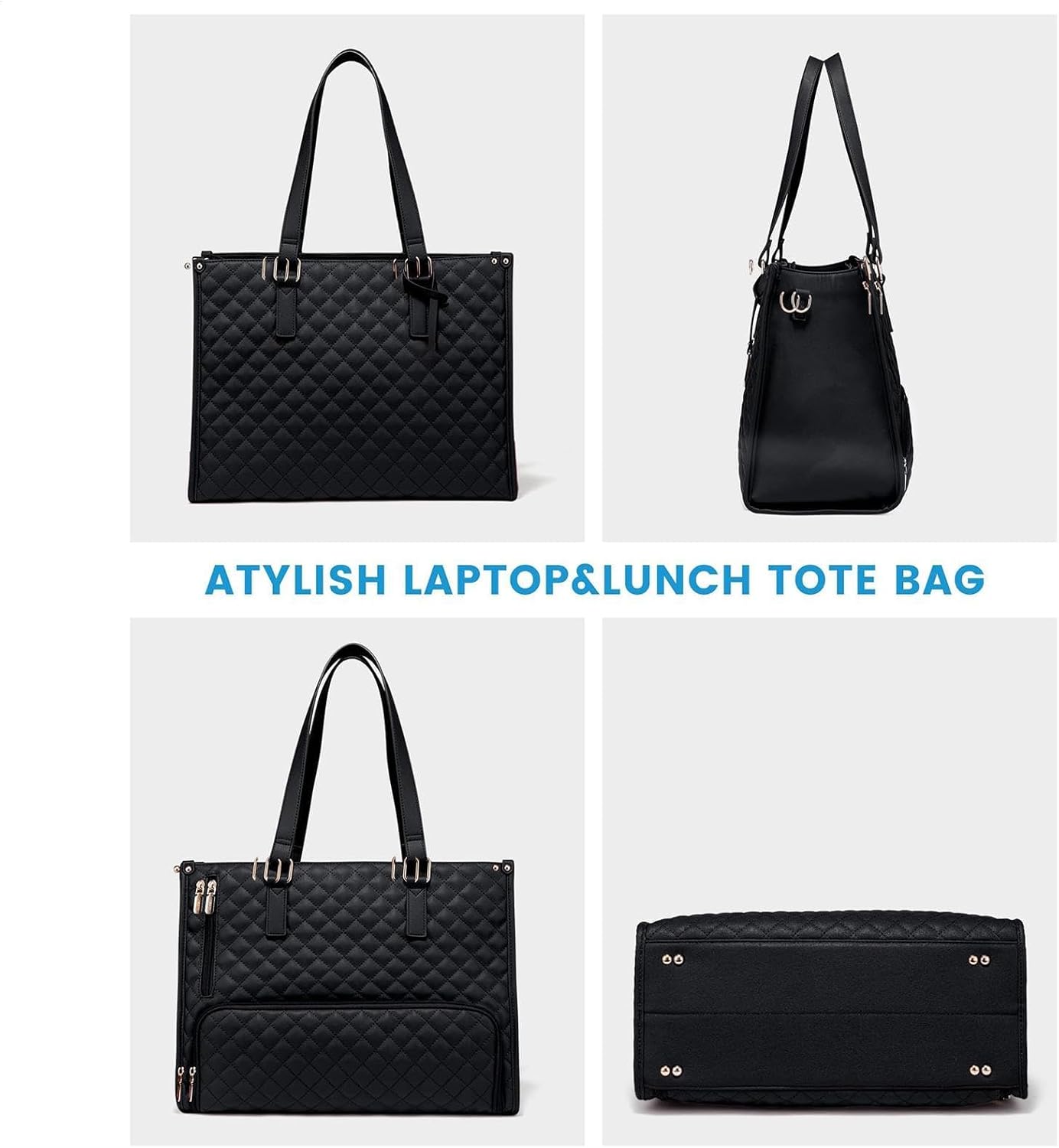 2-in-1 insulated lunch and laptop bag for work and travel