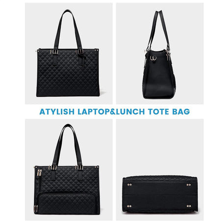 2-in-1 insulated lunch and laptop bag for work and travel