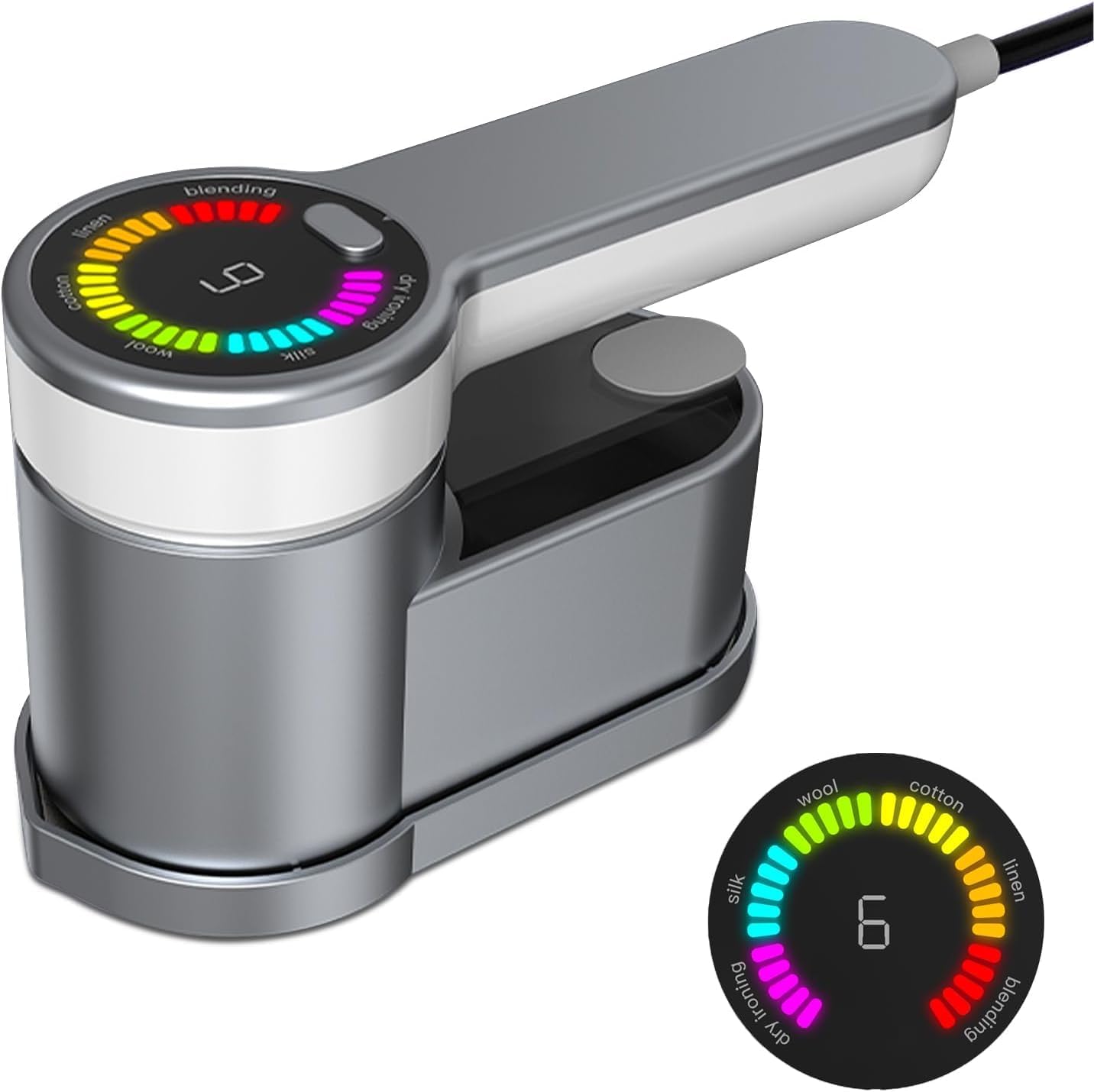 Portable travel steam iron, 1,200 W, with 6 modes and AU plug