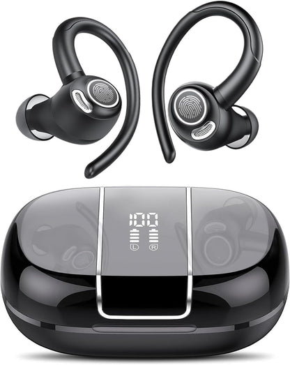 Wireless Bluetooth 5.3 sports earbuds with noise reduction and 48 hours playback – Zeyora