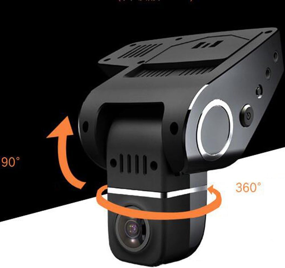 Wi‑Fi concealed 1080p dashcam with 170° wide-angle lens and G‑sensor