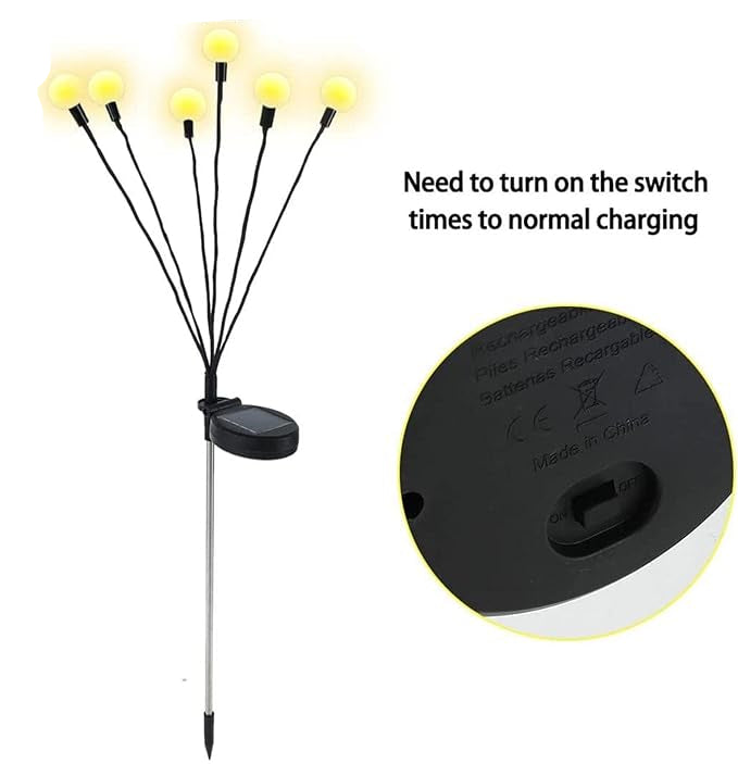 Floating Solar Garden Lights with Firefly Effect – FireGlow