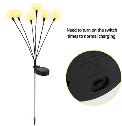 Floating Solar Garden Lights with Firefly Effect – FireGlow
