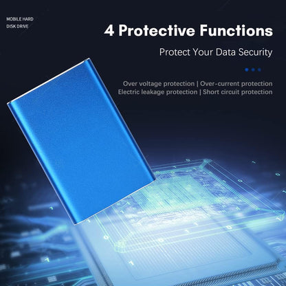 Portable 1TB USB 3.0 external hard drive with metal casing and high-speed data transfer – Dravero