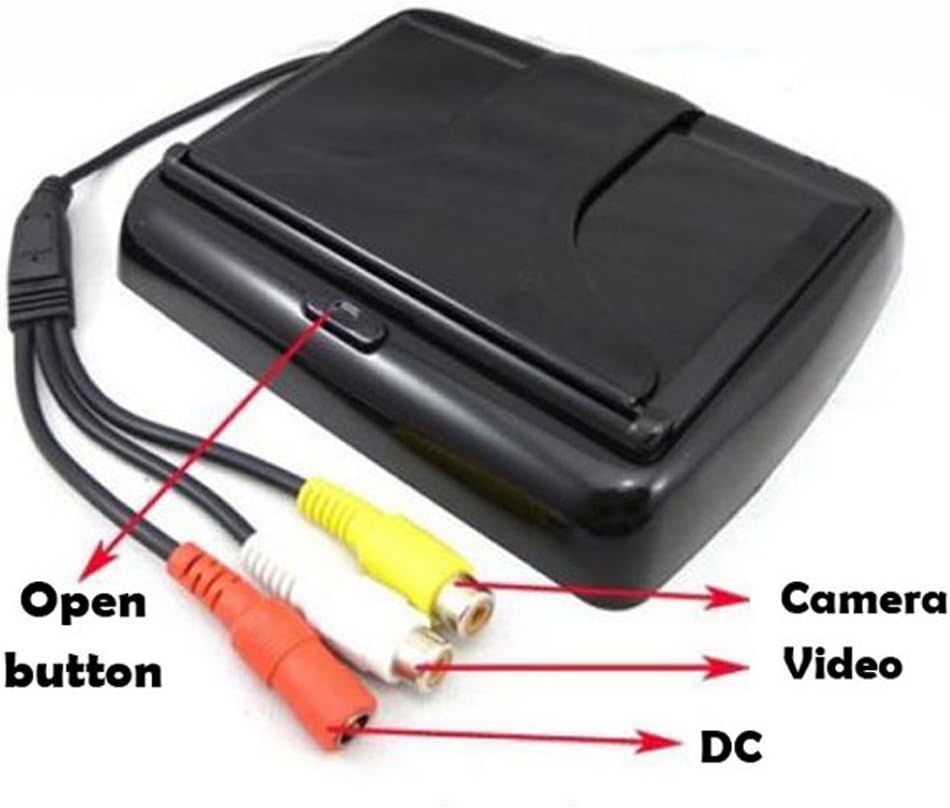 Wireless parking camera with a 4.3-inch (10.9 cm) LCD monitor – ParkSafe