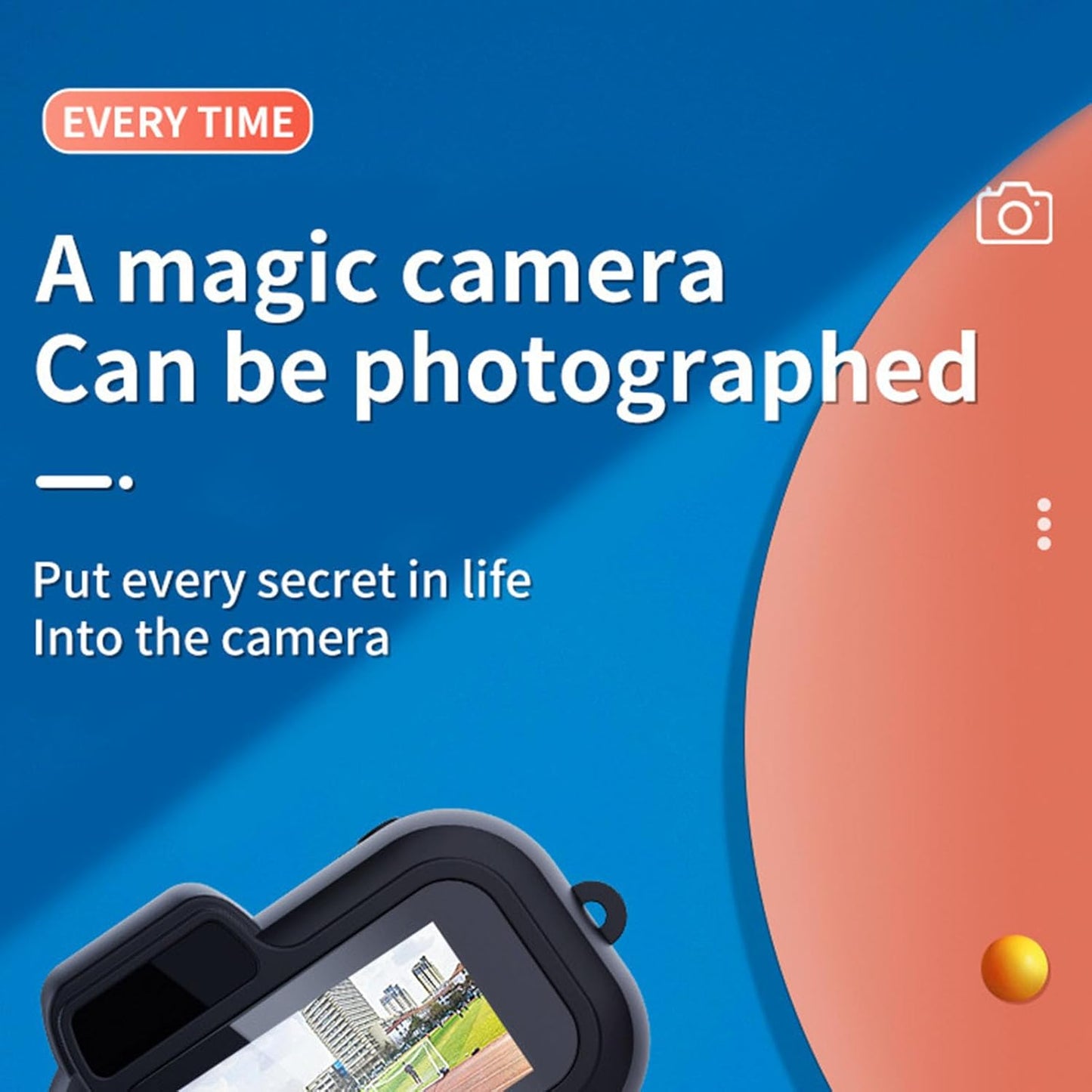 Mini digital camera 1080p colour screen and 100-minute battery life – Lurevo (1+1 FREE)