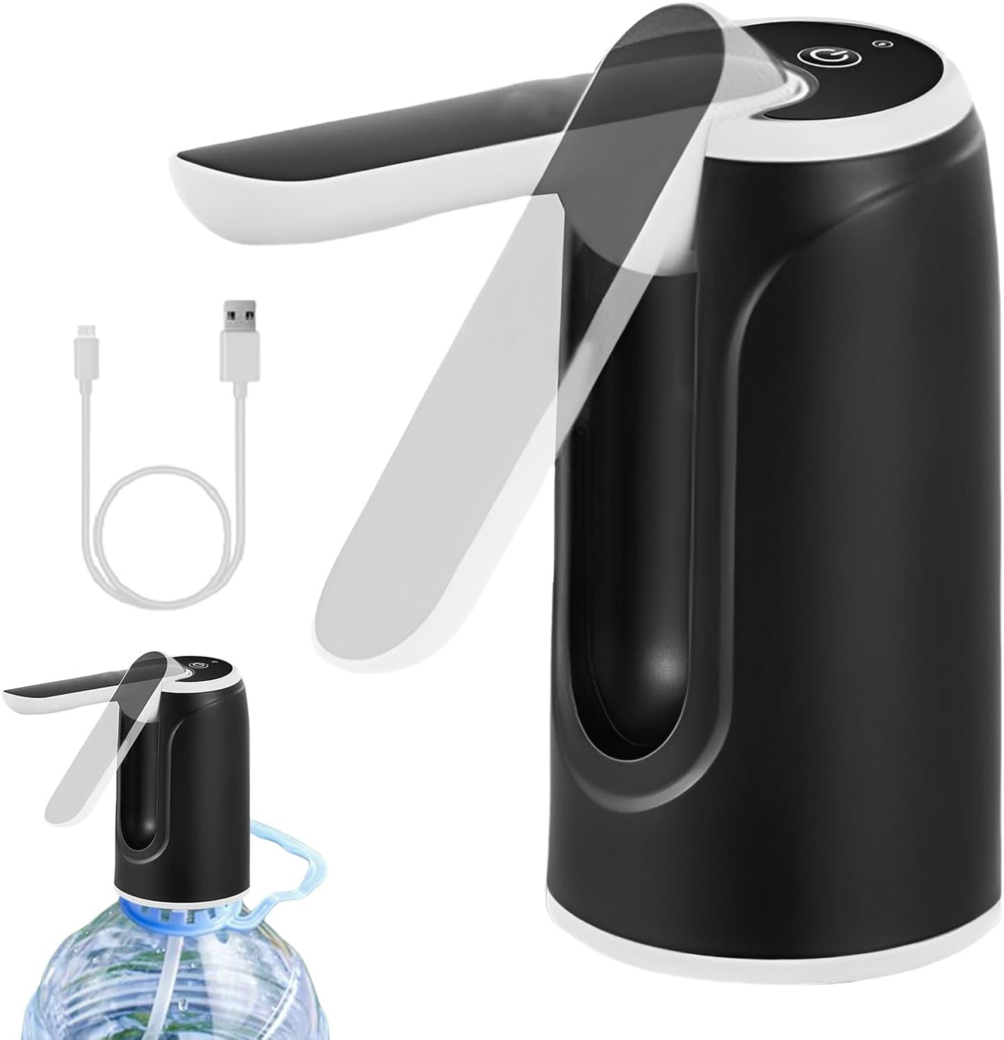 Portable USB-rechargeable water dispenser – Hydravo (1+1 FREE)