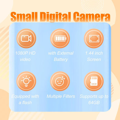 Mini keyring digital camera with 1080p video and retro design – Rivoma