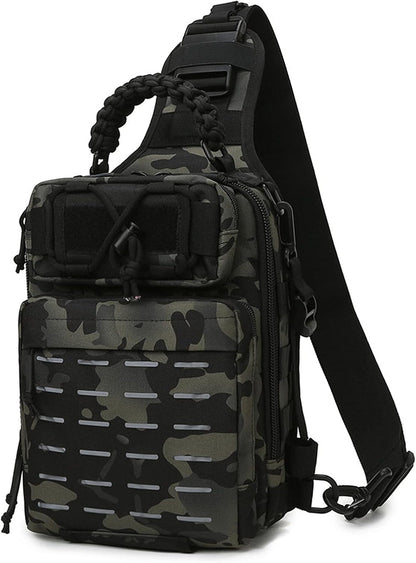 Fishing sling bag with multiple pockets for storing fishing gear – Arvion