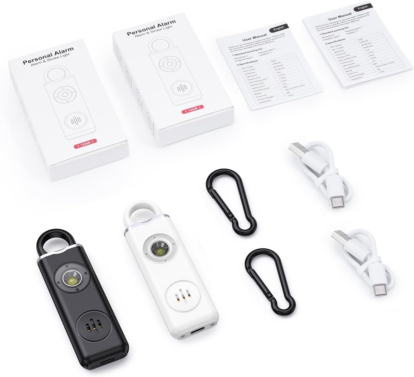 Personal alarm keyring 1+1 FREE – Veyora