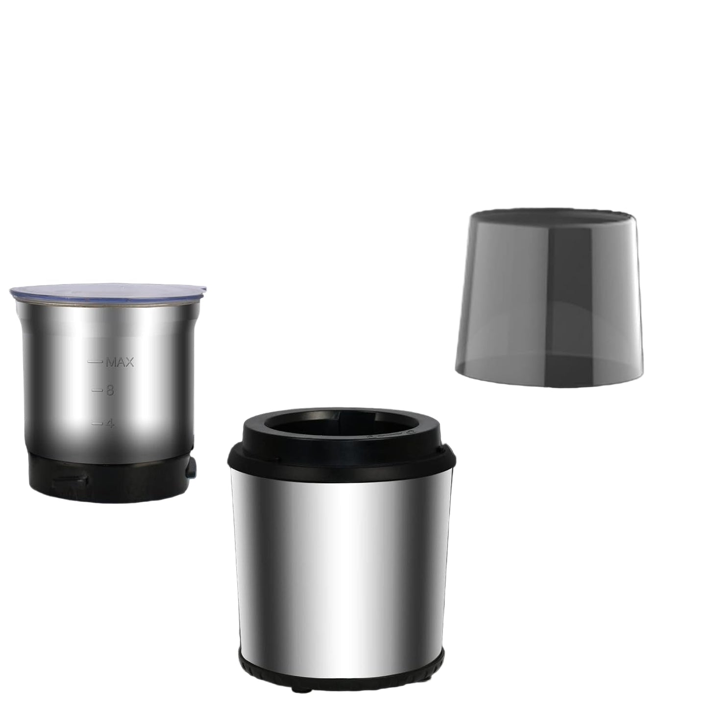 Electric coffee and spice grinder with removable cup – BrewMate