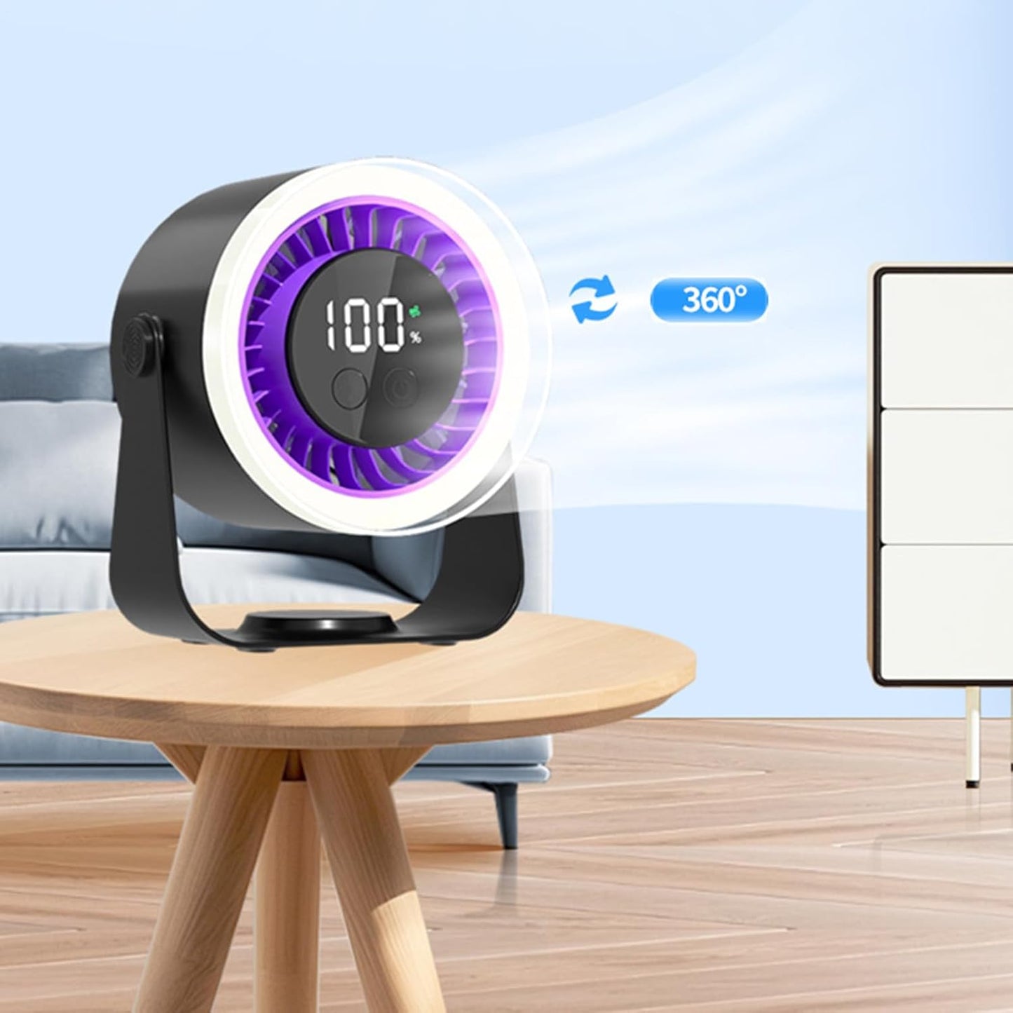 Quiet table fan – Auralis