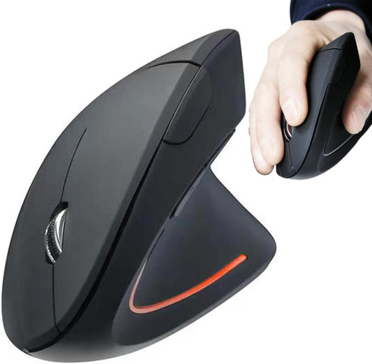 Rechargeable ergonomic vertical wireless mouse – Elvion
