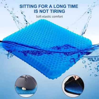 Extra-thick cooling and soothing gel seat cushion (buy one, get one free)