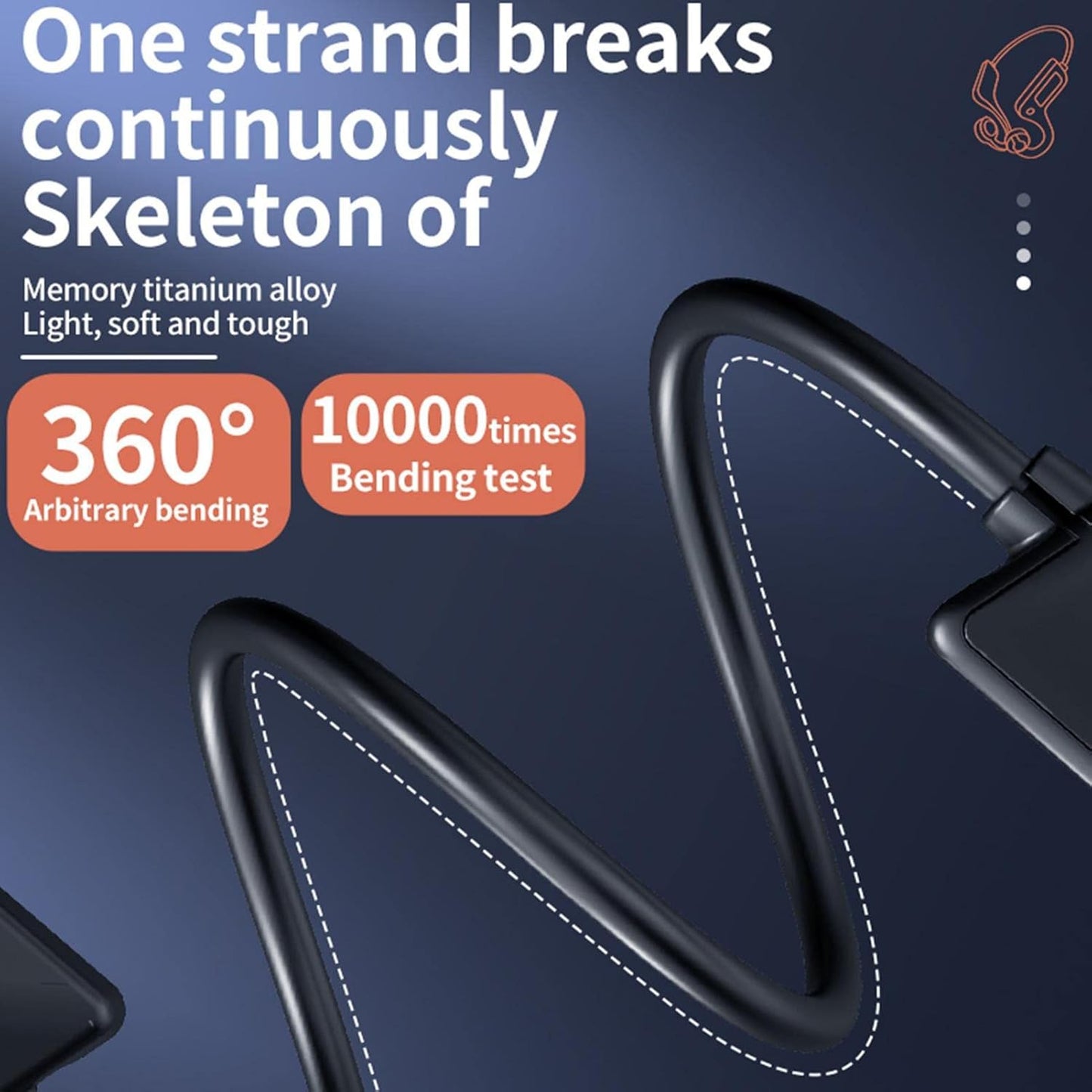 Open-ear wireless bone-conduction headphones – Audyra