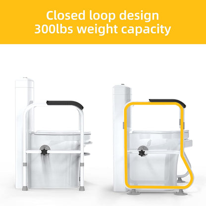 Adjustable toilet safety frame and supports – Senvara