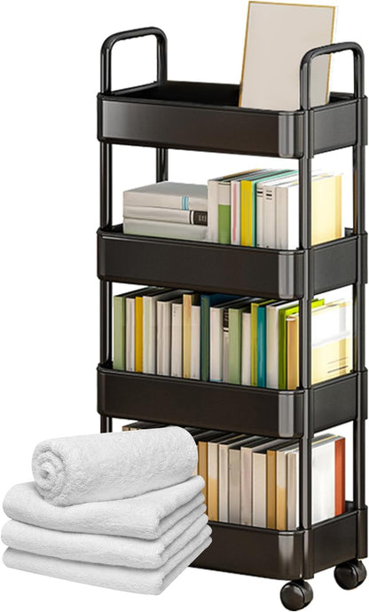 Rolling serving trolleys with wheels and a handle – Veyora