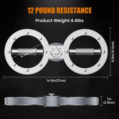 Twister arm exerciser with adjustable resistance of 12 lb and 360° rotation – Zeynor