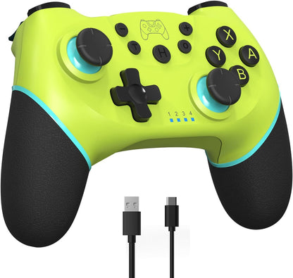 Wireless Switch controller with Hall-effect joysticks and turbo function – Nexora