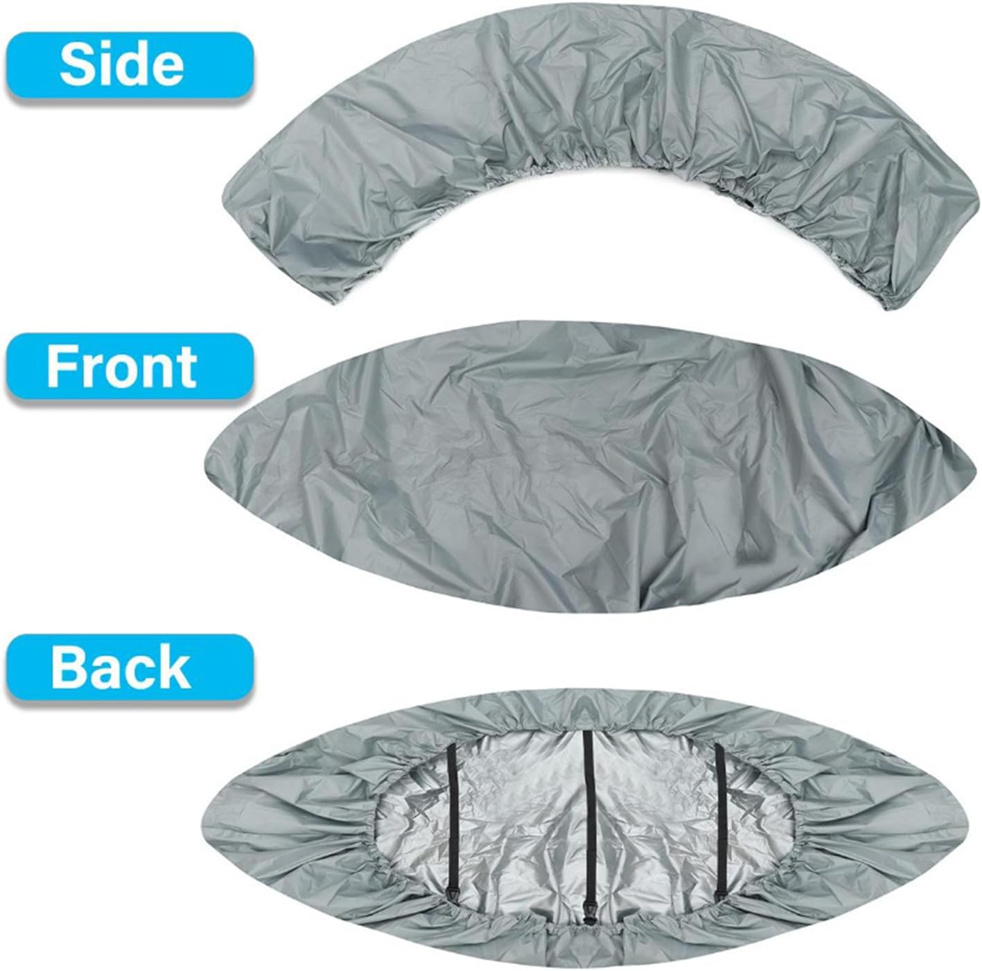 Waterproof, UV-resistant kayak cover with adjustable straps – Marivor