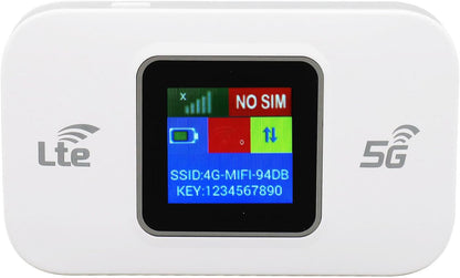 4G LTE USB Wi‑Fi hotspot modem with 300 Mbps speed and 3,000 mAh battery – Netvora