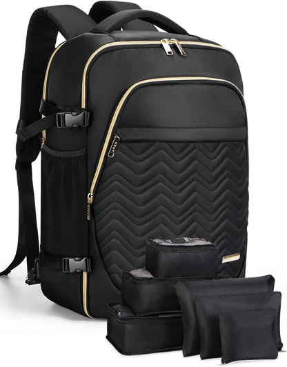 40-litre cabin-size travel trolley with 6 packing cubes and a laptop compartment