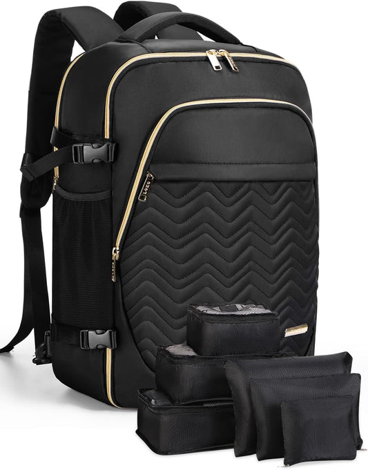 40-litre cabin-size travel trolley with 6 packing cubes and a laptop compartment