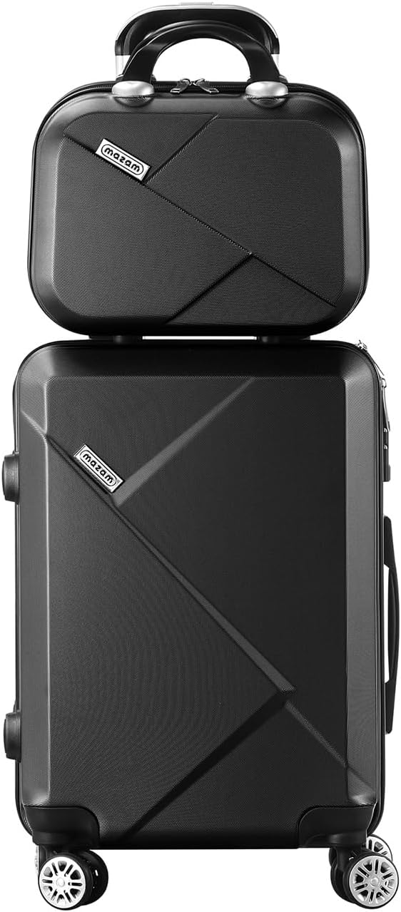 2-piece ABS hard-shell luggage set with TSA-approved lock & 360° spinner wheels
