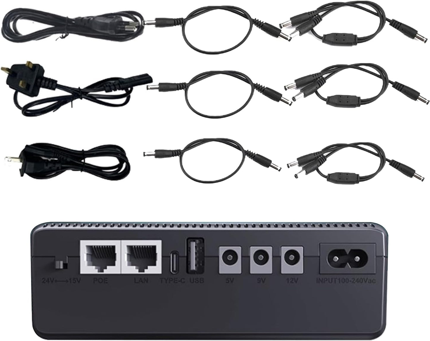 UPS backup battery 10,400 mAh – compact power supply – Nexora