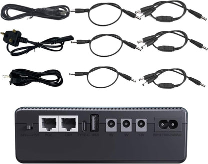 UPS backup battery 10,400 mAh – compact power supply – Nexora