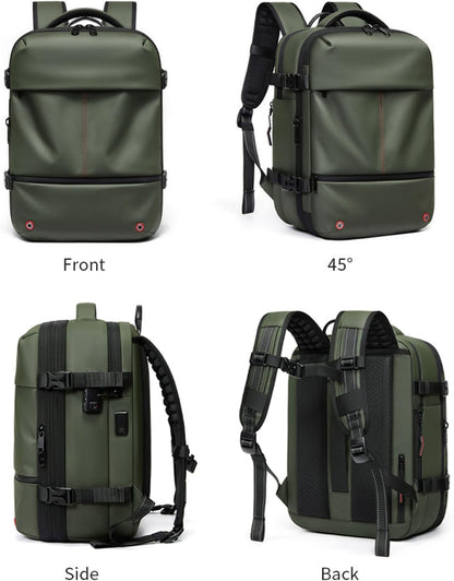 Expandable, waterproof travel rucksack with vacuum compression – Arvid