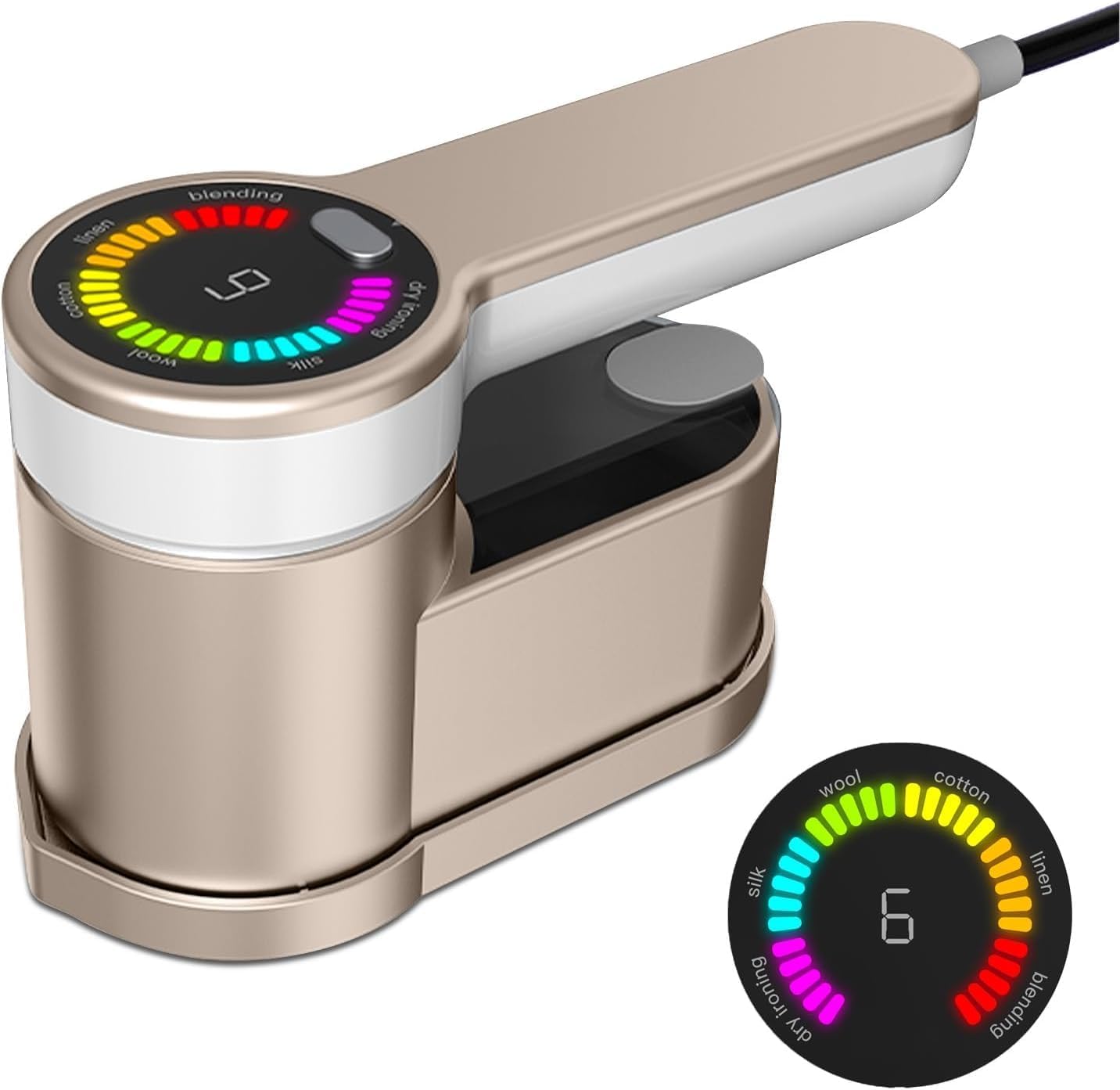 Portable travel steam iron, 1,200 W, with 6 modes and AU plug