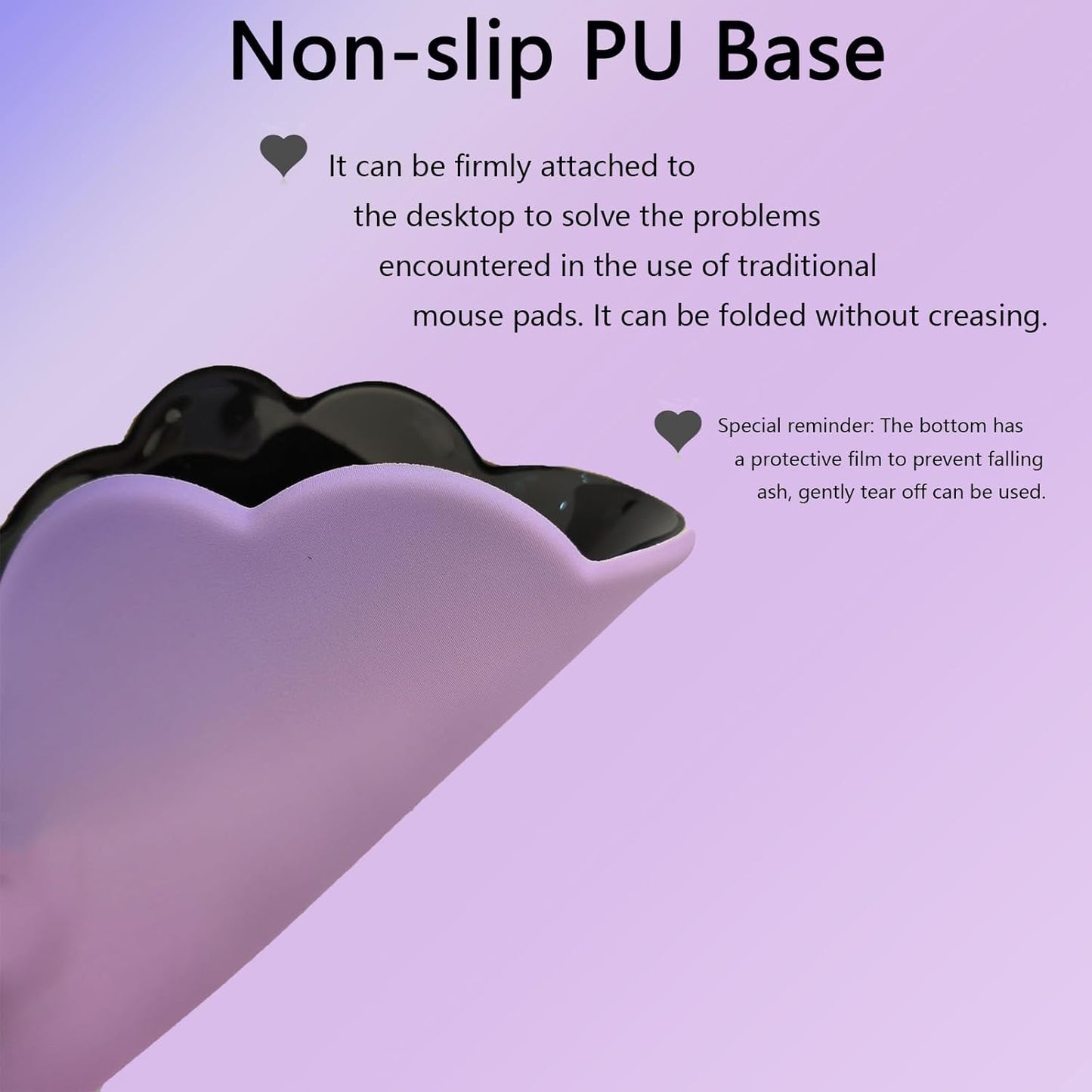 Cloud-shaped ergonomic wrist rest with mouse pad and coaster – Zeyora